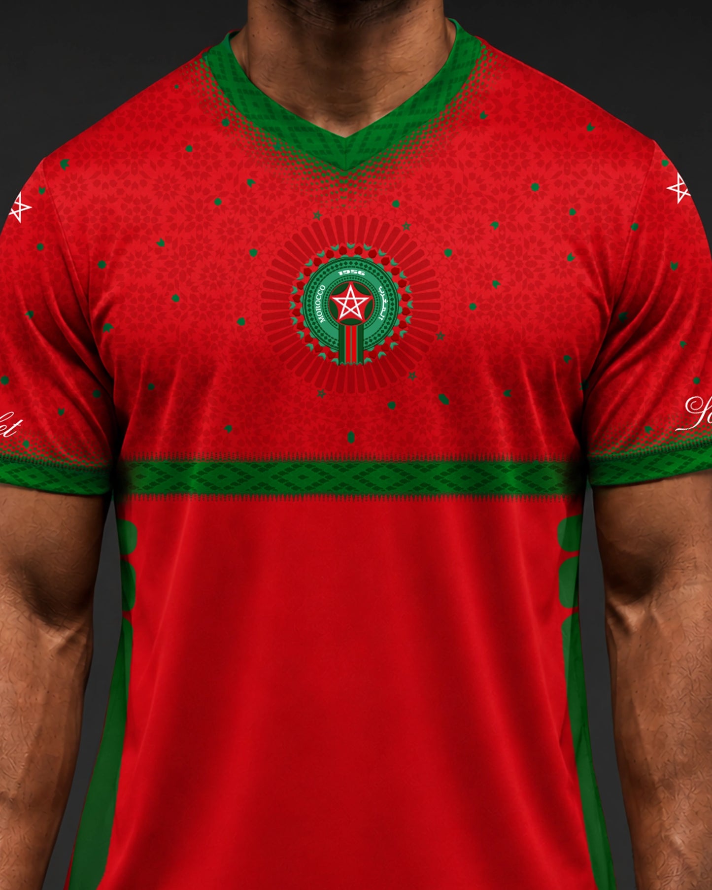 Red Mosaic - Morocco Jersey (2026WC Edition)