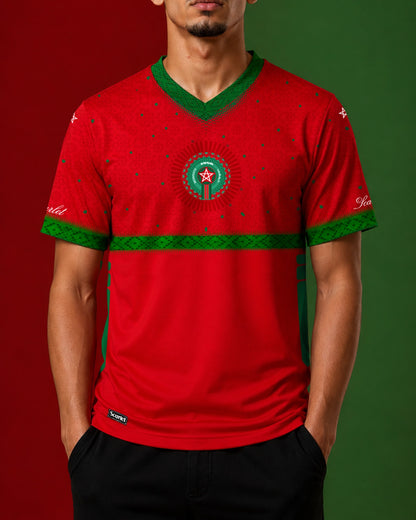 Red Mosaic - Morocco Jersey (2026WC Edition)