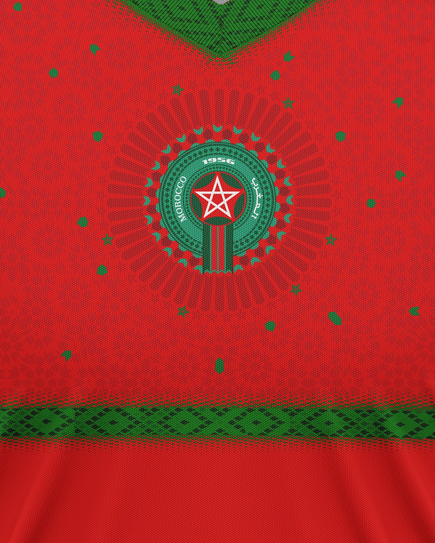 Red Mosaic - Morocco Jersey (2026WC Edition)