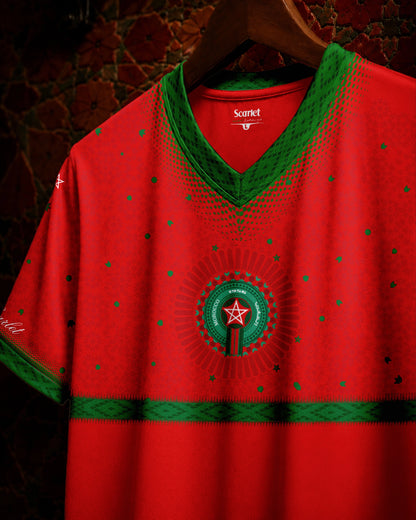 Red Mosaic - Morocco Jersey (2026WC Edition)